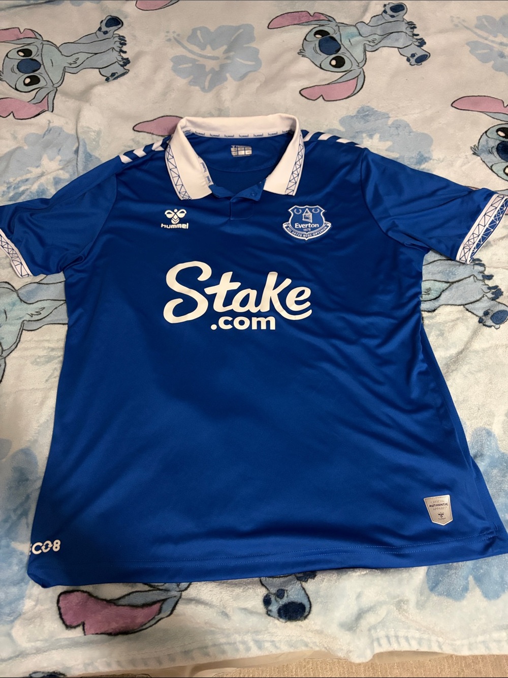 Hummel Everton Blue and White Home Jersey